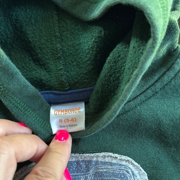 Gymboree Green Sweatshirt with Car Design - Picture 2 of 3